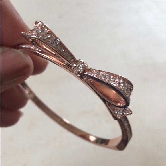 Kate Spade Rose Gold Bow Bracelet - Picture 3 of 3